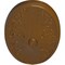 Ekena Millwork Madrid Ceiling Medallion, Hand-Painted Smokey Topaz, 24 3/4"W x 12 1/2"H x 1 3/4"P CM24X12MASTF - alternate 2